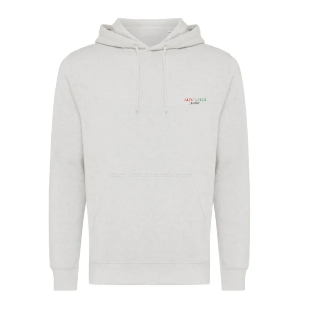  Iqoniq Rila unisex lagani hoodie od recikliranog pamuka, 280 g/m² - iqoniq light heather grey