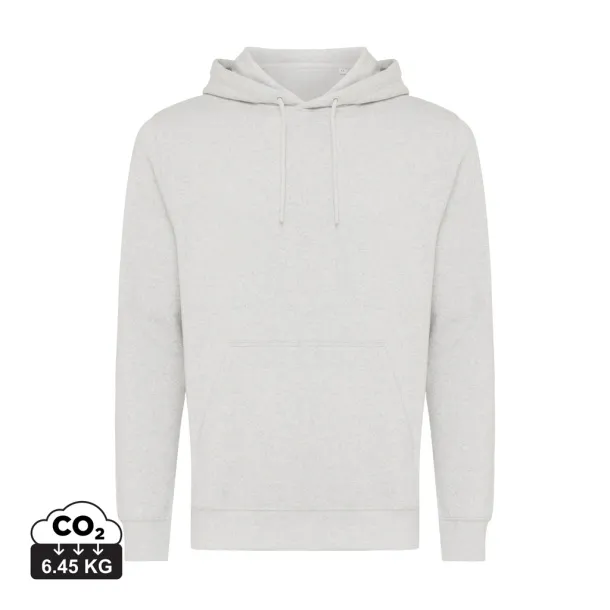  Iqoniq Rila lightweight recycled cotton hoodie - iqoniq light heather grey