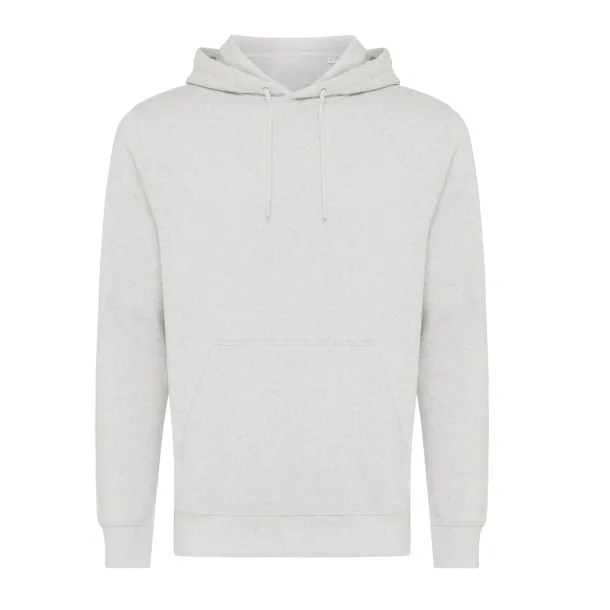  Iqoniq Rila lightweight recycled cotton hoodie - iqoniq light heather grey
