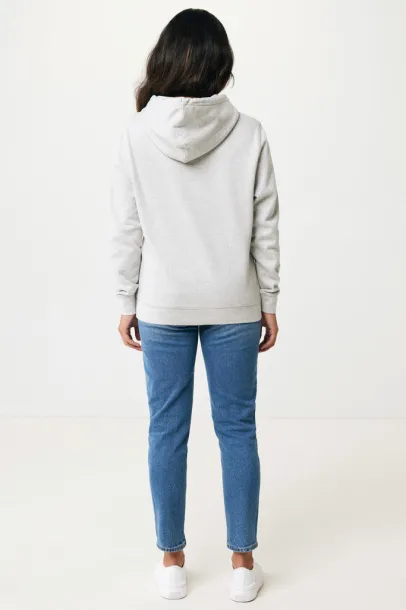  Iqoniq Rila unisex lagani hoodie od recikliranog pamuka, 280 g/m² - iqoniq light heather grey