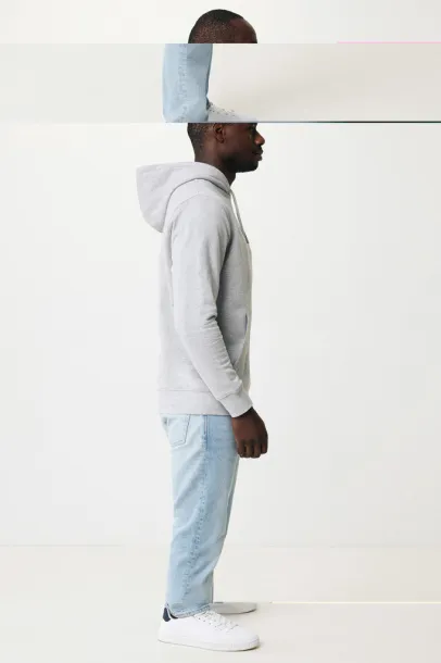  Iqoniq Rila unisex lagani hoodie od recikliranog pamuka - iqoniq light heather grey