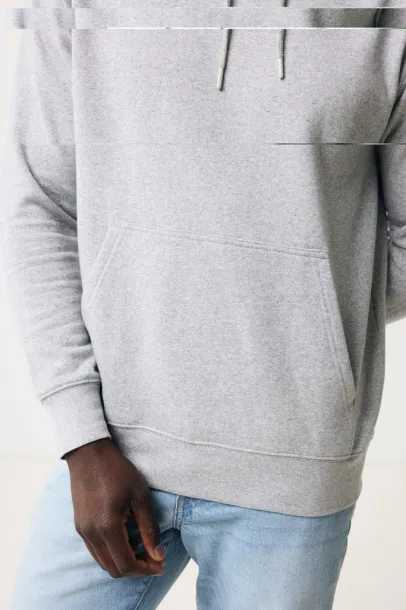  Iqoniq Rila unisex lagani hoodie od recikliranog pamuka, 280 g/m² - iqoniq light heather grey