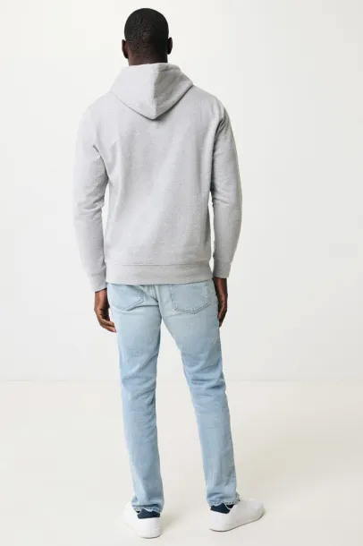  Iqoniq Rila unisex lagani hoodie od recikliranog pamuka, 280 g/m² - iqoniq light heather grey