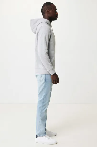  Iqoniq Rila unisex lagani hoodie od recikliranog pamuka, 280 g/m² - iqoniq light heather grey