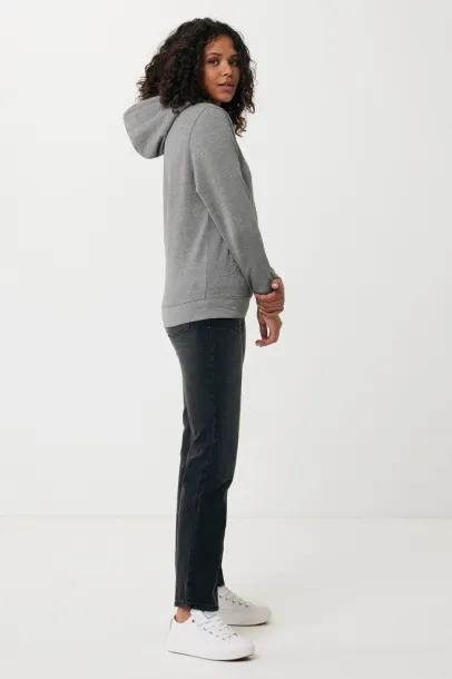  Iqoniq Rila lightweight recycled cotton hoodie - iqoniq anthracite 