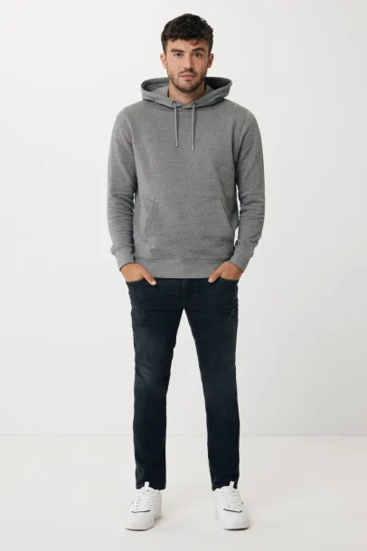  Iqoniq Rila unisex lagani hoodie od recikliranog pamuka - iqoniq light heather anthracite