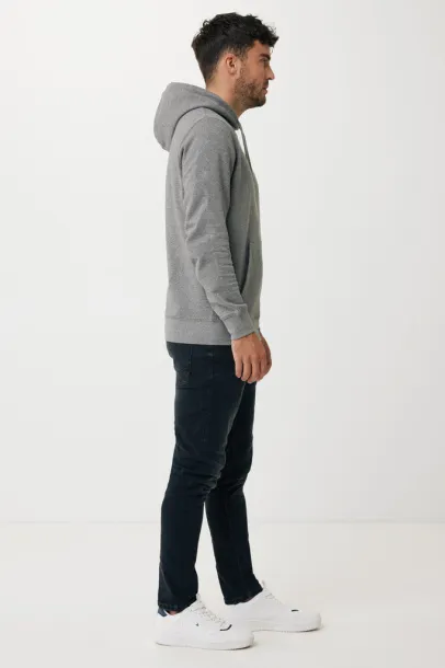  Iqoniq Rila lightweight recycled cotton hoodie - iqoniq anthracite 