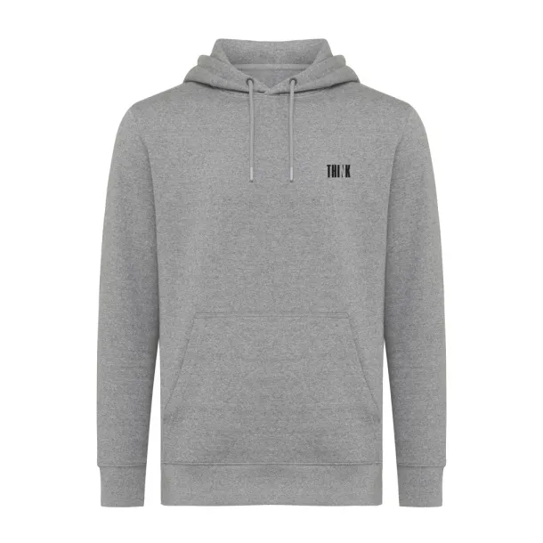  Iqoniq Rila lightweight recycled cotton hoodie - iqoniq anthracite 