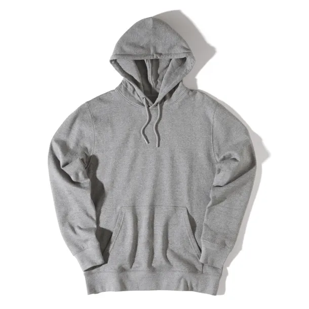  Iqoniq Rila lightweight recycled cotton hoodie - iqoniq light heather anthracite