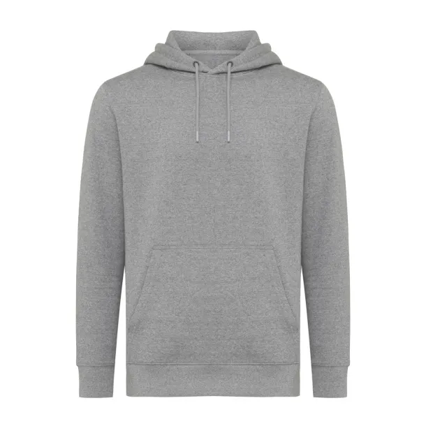  Iqoniq Rila lightweight recycled cotton hoodie - iqoniq anthracite 