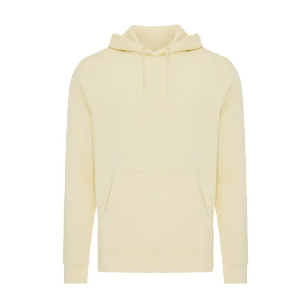  Iqoniq Rila lightweight recycled cotton hoodie - iqoniq cream yellow 