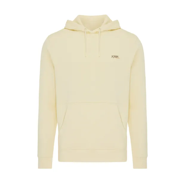  Iqoniq Rila unisex lagani hoodie od recikliranog pamuka, 280 g/m² - iqoniq cream yellow