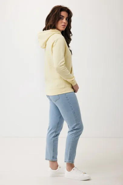  Iqoniq Rila unisex lagani hoodie od recikliranog pamuka, 280 g/m² - iqoniq cream yellow