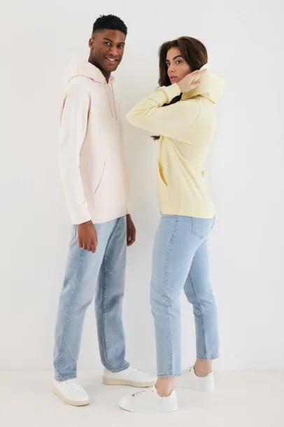  Iqoniq Rila unisex lagani hoodie od recikliranog pamuka, 280 g/m² - iqoniq cream yellow