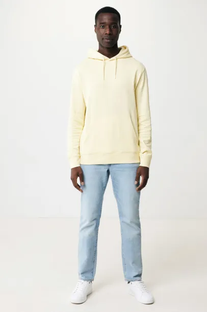  Iqoniq Rila unisex lagani hoodie od recikliranog pamuka, 280 g/m² - iqoniq cream yellow