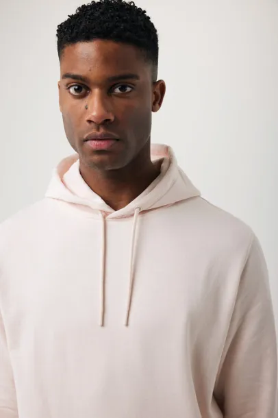  Iqoniq Rila lightweight recycled cotton hoodie - iqoniq cloud pink 