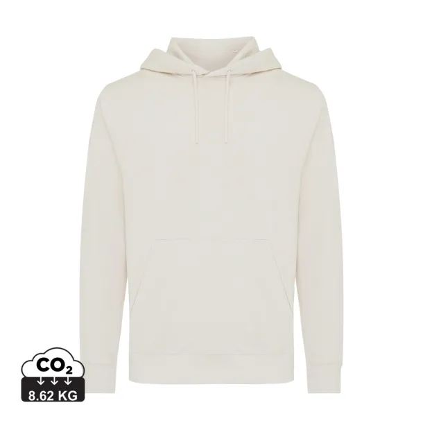  Iqoniq Rila lightweight recycled cotton hoodie - iqoniq ivory white 