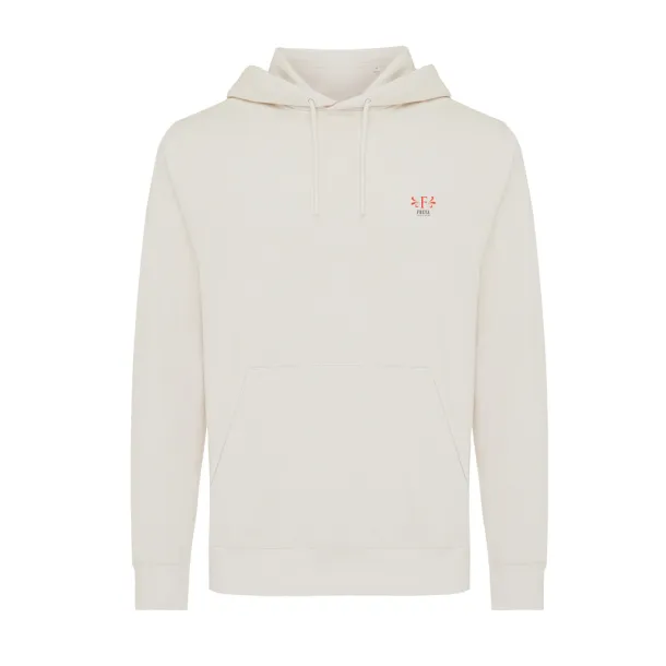  Iqoniq Rila lightweight recycled cotton hoodie - iqoniq ivory white 