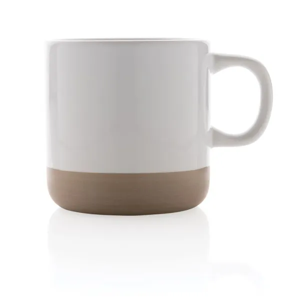  Glazirana keramička šalica, 360 ml - XD Collection Bijela