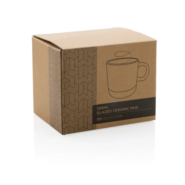  Glazirana keramička šalica, 360 ml - XD Collection Bijela