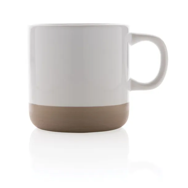  Glazed ceramic mug - XD Collection White 