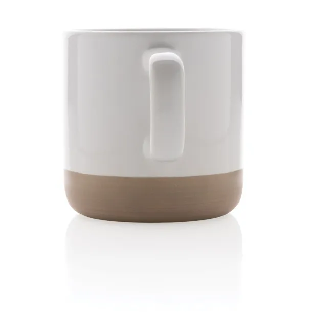  Glazirana keramička šalica, 360 ml - XD Collection Bijela
