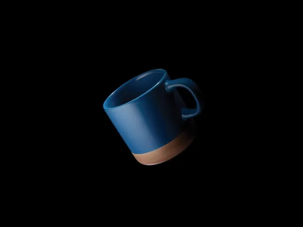  Glazed ceramic mug - XD Collection blue 