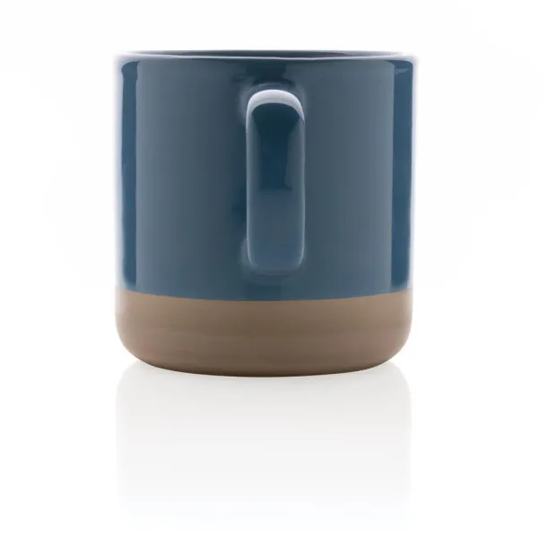  Glazirana keramička šalica, 360 ml - XD Collection Plava
