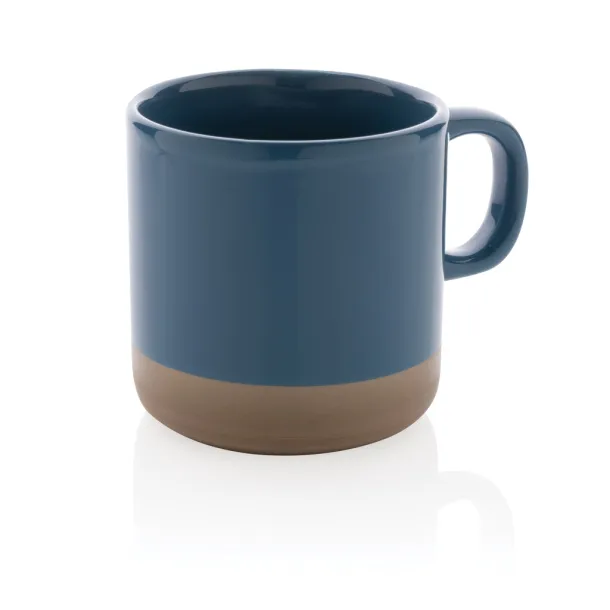  Glazed ceramic mug - XD Collection blue 