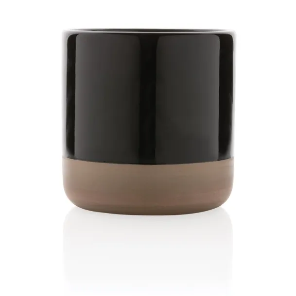  Glazed ceramic mug - XD Collection Black 