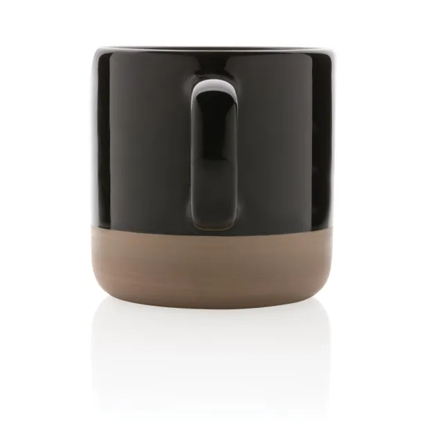  Glazed ceramic mug - XD Collection Black 