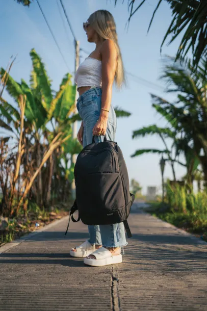  Swiss Peak AWARE™ modern 15.6" laptop backpack - Swiss Peak Black 