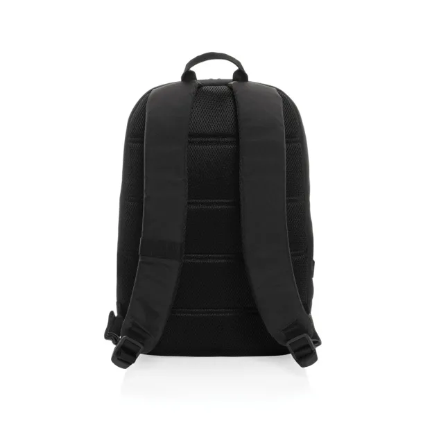  Swiss Peak AWARE™ modern 15.6" laptop backpack - Swiss Peak Black 