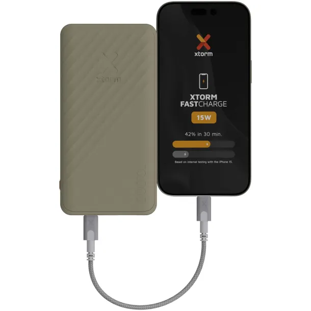 Xtorm XG210 Go2 15W 10.000 mAh baterija za brzo punjenje - Xtorm Sandstone