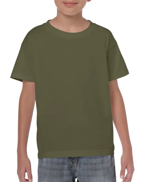  Dječja pamučna majica kratkih rukava, 180 g/m2 - Gildan Military Green