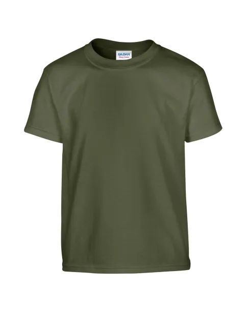  Dječja pamučna majica kratkih rukava - Gildan Military Green