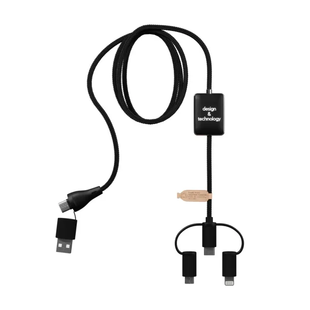SCX.design C48 CarPlay kabel za punjenje 5u1 - SCX.design Solid black