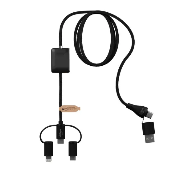 SCX.design C48 CarPlay 5-in-1 charging cable - SCX.design Crna