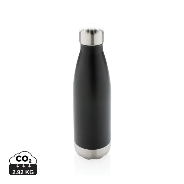  Vacuum insulated stainless steel bottle - XD Collection Black 