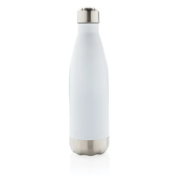  Vacuum insulated stainless steel bottle - XD Collection White 