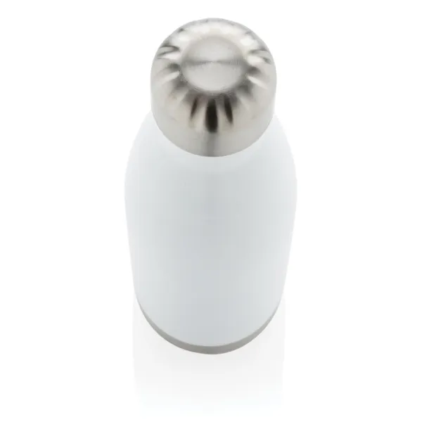  Vacuum insulated stainless steel bottle - XD Collection White 