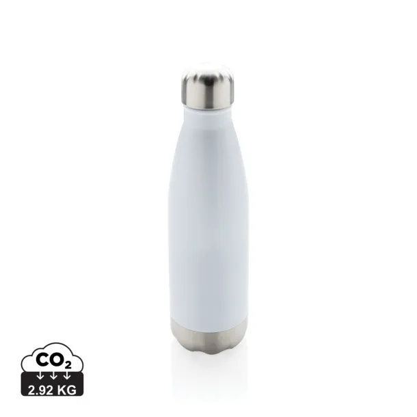  Vacuum insulated stainless steel bottle - XD Collection White 