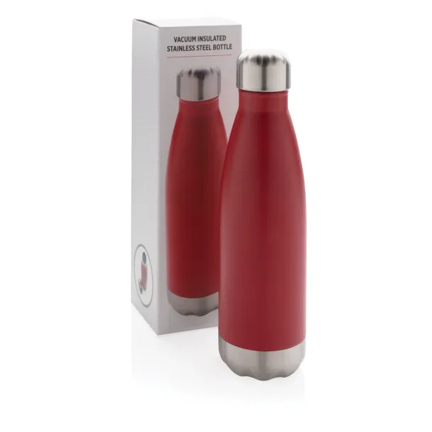  Vacuum insulated stainless steel bottle - XD Collection Red 