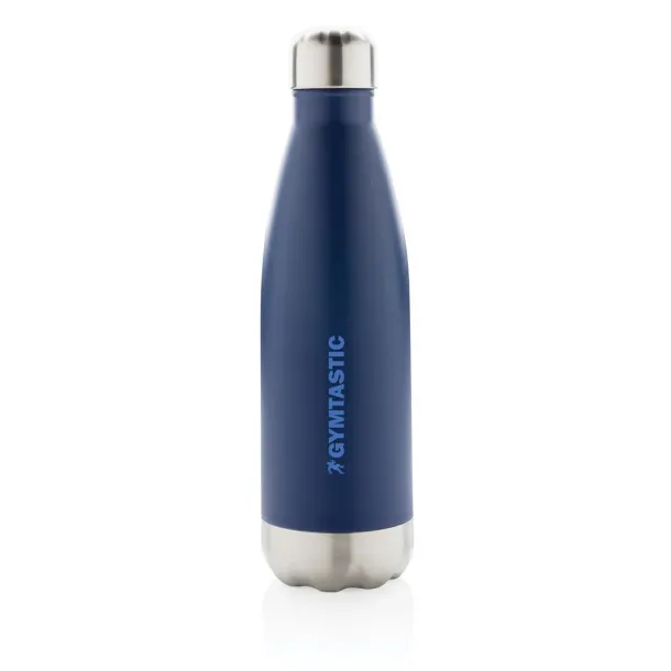  Vacuum insulated stainless steel bottle - XD Collection Blue 