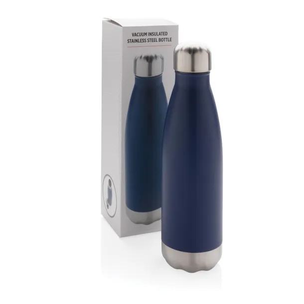  Vacuum insulated stainless steel bottle - XD Collection Blue 