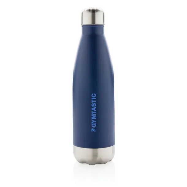  Vacuum insulated stainless steel bottle - XD Collection Blue 