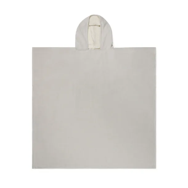  VINGA Tolo hamam terry beach poncho - Vinga grey, off white 11-0606 TPG