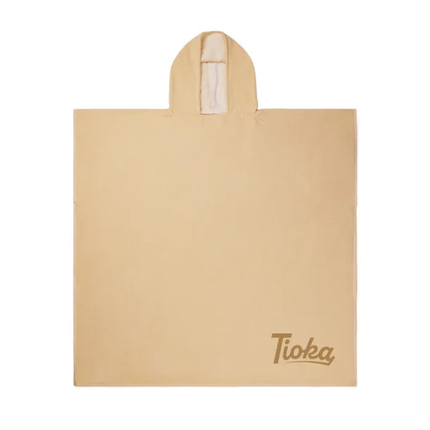  VINGA Tolo pončo za plažu od hammam frotira - Vinga yellow, off white 11-0606 TPG