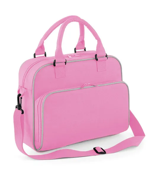  Junior Dance Bag - Bagbase Classic Pink Light Grey