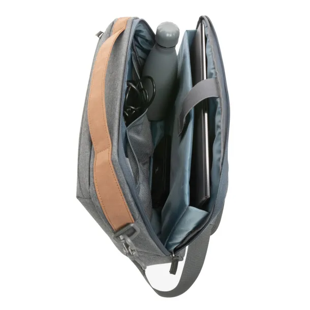  Impact AWARE™ 300D dvobojna deluxe torba za prijenosno računalo od 15,6" - XD Xclusive Siva